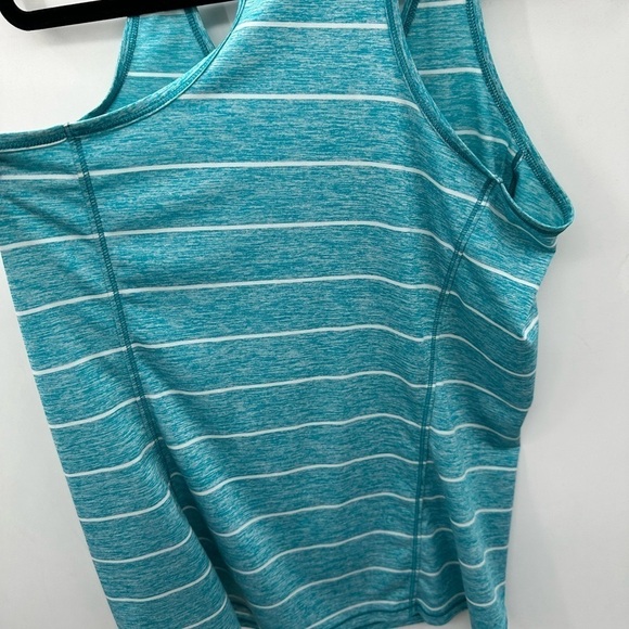 THE NORTH FACE BLUEBIRD performance striped racer back tank top. SMALL - Picture 5 of 7